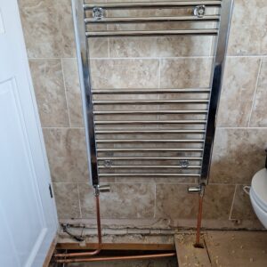 Plumber in Hornchurch_Bathroom_ Heated towel rail 1