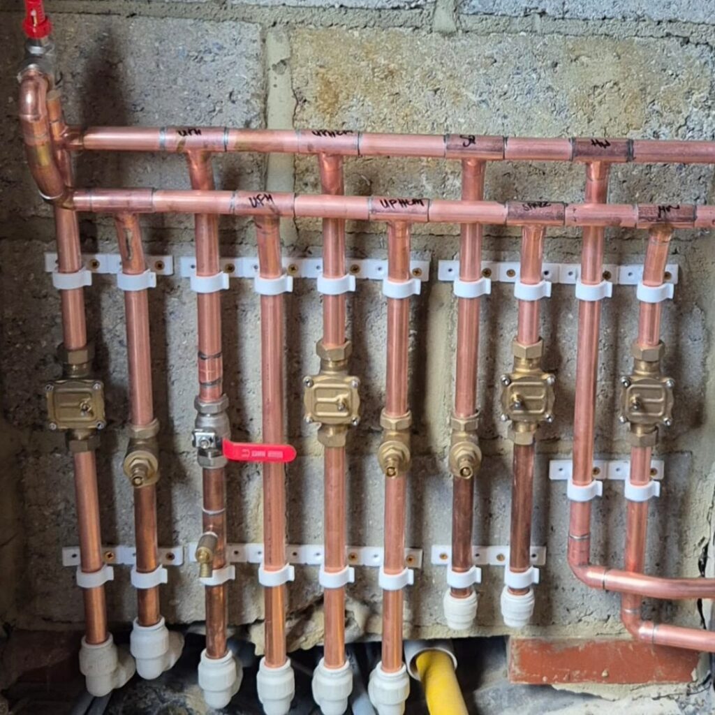 Plumber in Romford_Pipework Underfloor Heating